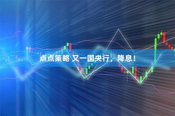 点点策略 又一国央行，降息！
